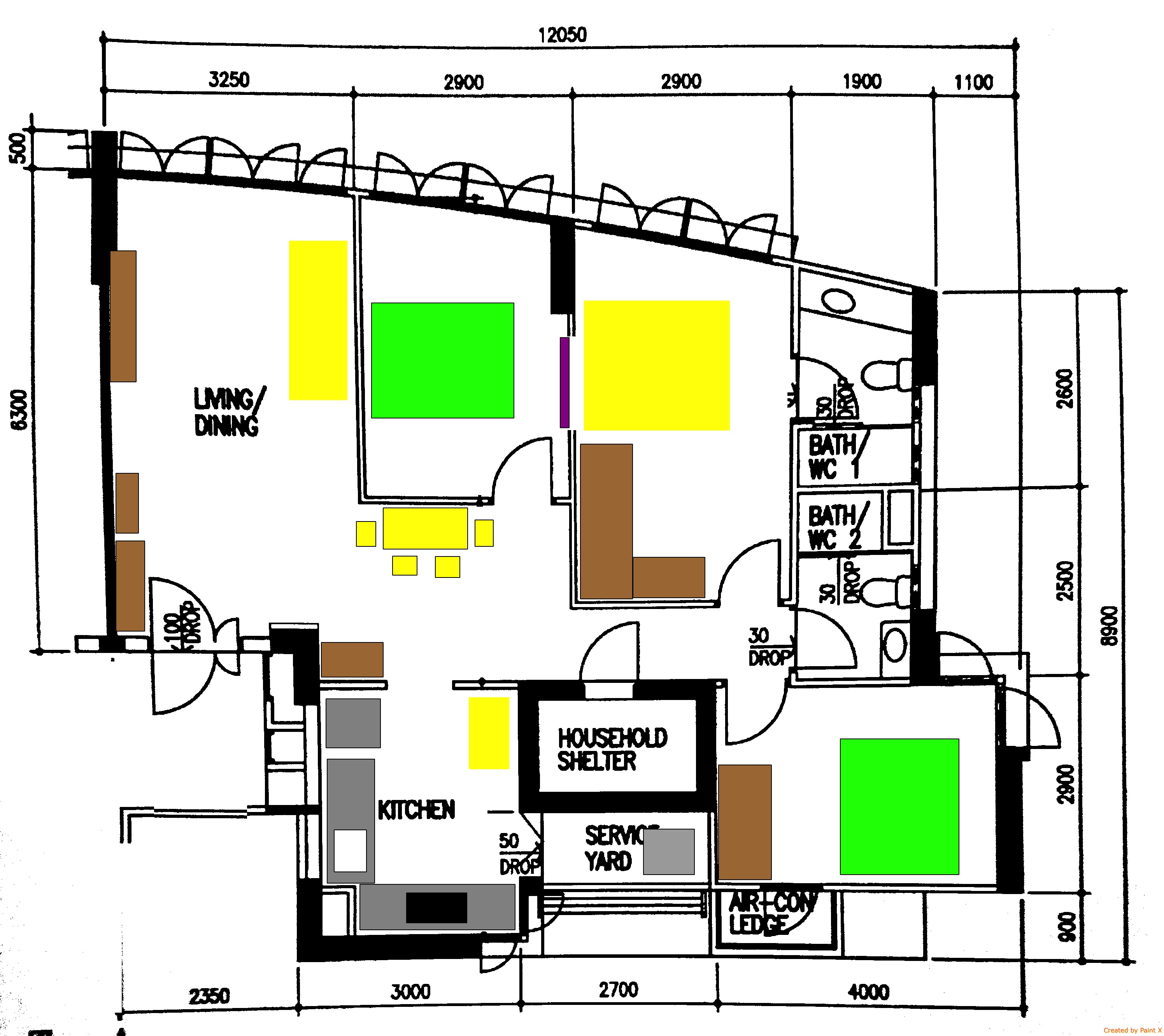 Floorplan 264E #07-76
